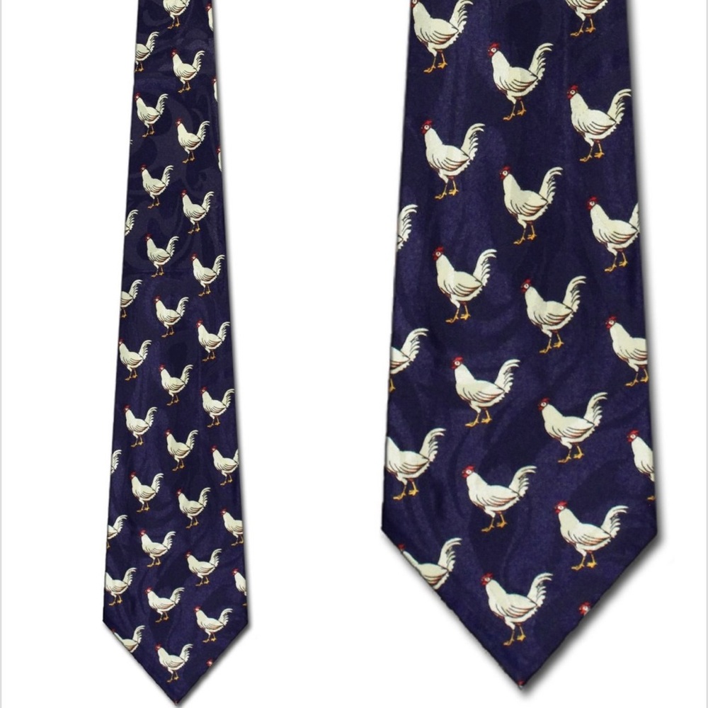 Chicken Print Necktie